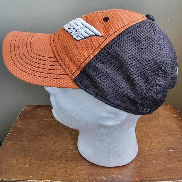 Moose Racing Hat Cap Men's Orange Black Baseball Strapback Adjustable - Picture 3 of 9
